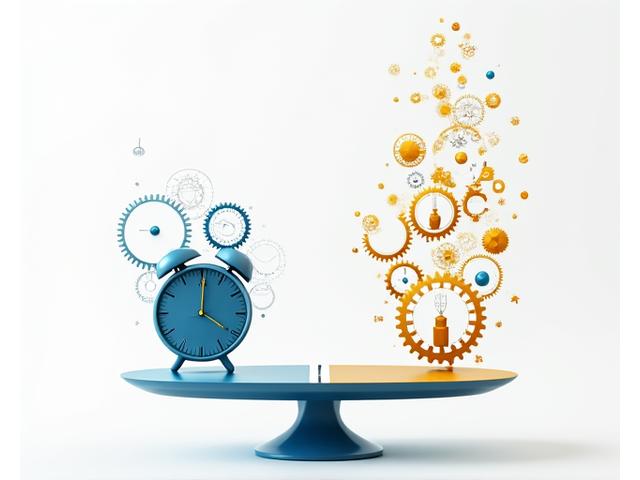 업무와 삶의 에너지 균형을 시각화한 인포그래픽